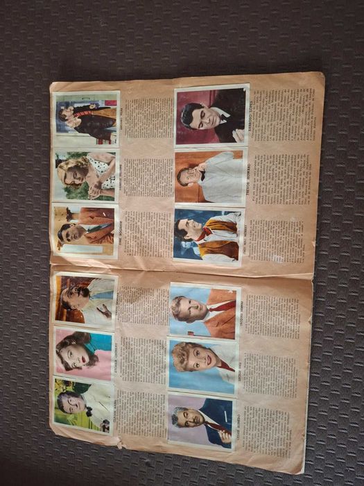 Album de cromos completo - Artistas de cinema