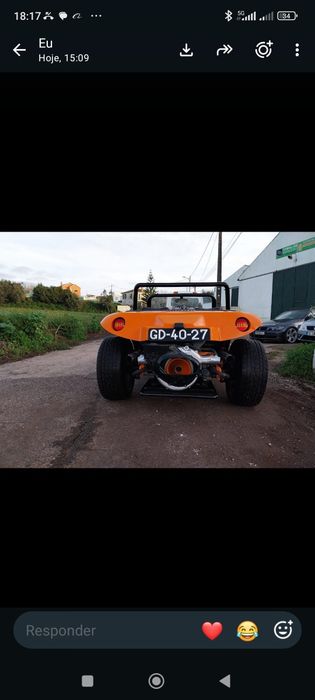 Vw  Buggy para aluguer 5 lugares