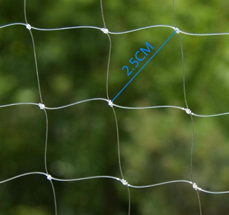 Siatka Ochronna Kot Balkon Okno 5x5m Przezroczysta Bez Wiercenia