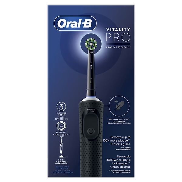 Зубна щітка електрична Oral-B Black