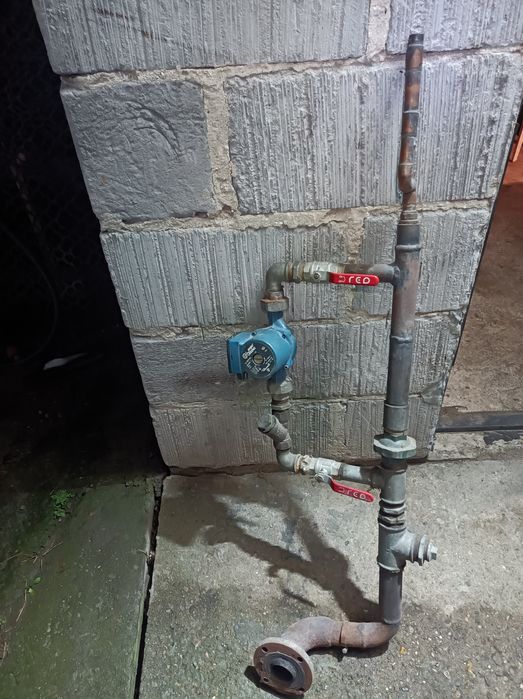 Pompa obiegowa CO z zaworami