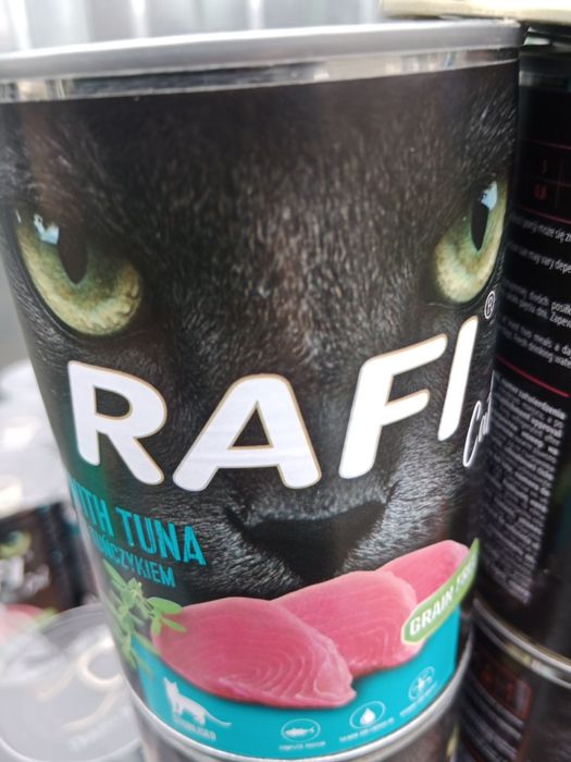 Puszka karma Rafi dla kota 24x400g mix