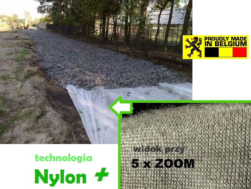 GEOWŁÓKNINA DROGOWA 280g z Nylonem -pod kliniec tłuczeń Drogi Parkingi