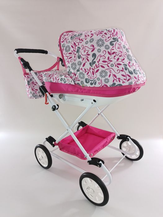 Wózek Dla Lalek Głęboki Nowy Solidny i Wytrzymały Gwarancja 24 miesiąc