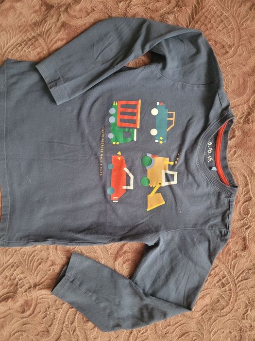 T-shirt z długim rękawem bluzki 128