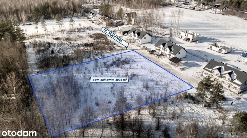 *Pod Inwestycję*Wz Na 4 Domy*Sowlany*4005 m²