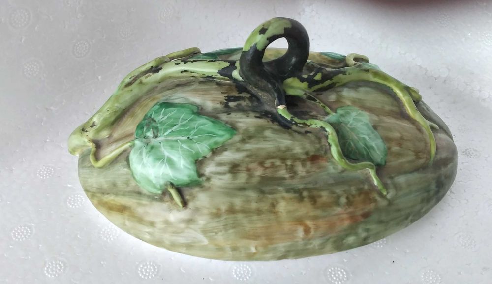 Caixa Naturalista Melão Vista Alegre Pintada Mão