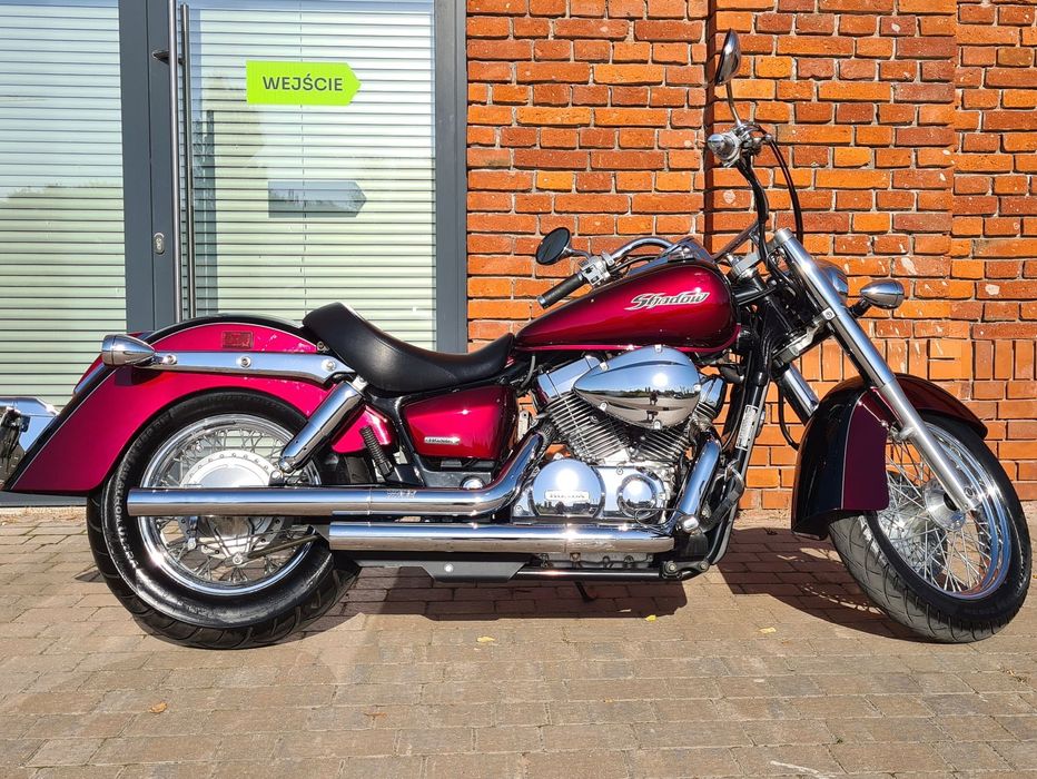Honda Shadow USA wydechy Vance&Hines piękna sztuka Aero przebieg 13000 K&N