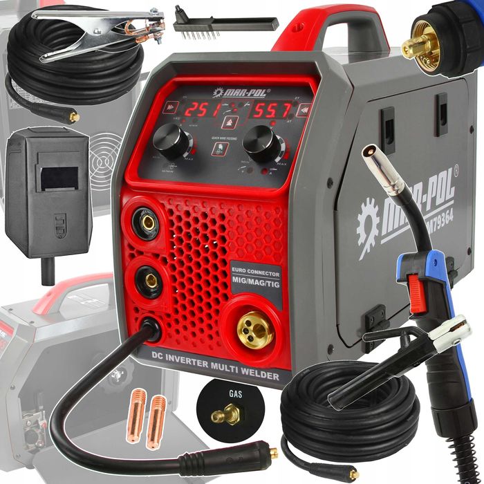 Spawarka inwertorowa inwerterowa MIGOMAT 250A MIG MMA FLUX TIG gazowa