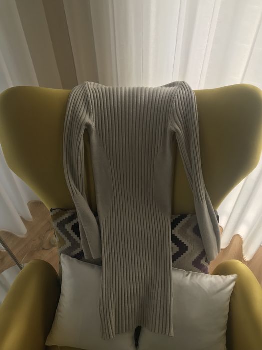 Vestido sahoco bege S