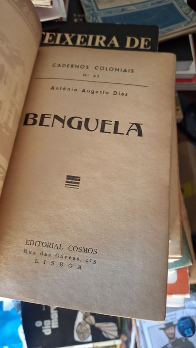 Cadernos coloniais Benguela António Augusto Dias ultramar