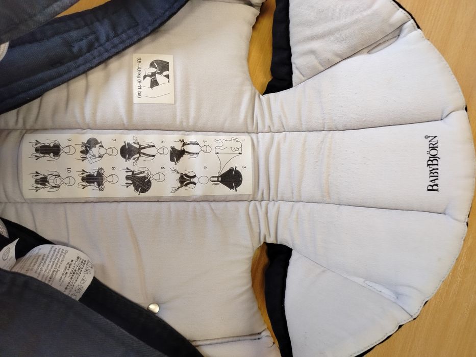 BabyBjorn nosidełko turystyczne czarne 3,5-12 kg  8ibs-26 ibs