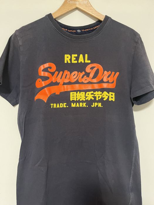 SUPERDRY koszulka męska granatowa rozmiar M t shirt męski 100% bawełna
