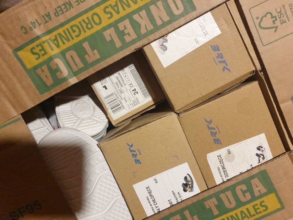 Mix karton pudlo buty obuwie nowe mieszane Tanio