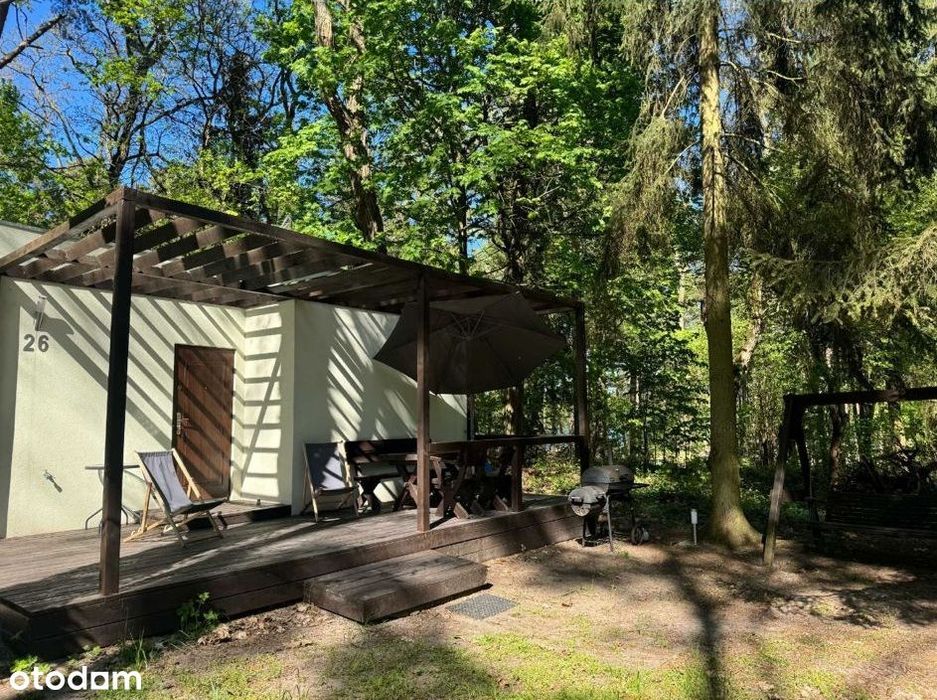 Lubniewice, Ośrodek Przystań – murowany domek z tarasem