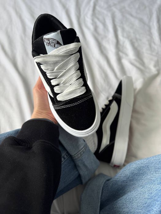 Vans Knu Skool кросівки чорні Ванс Кню скул НАЛОЖКА 36-44
