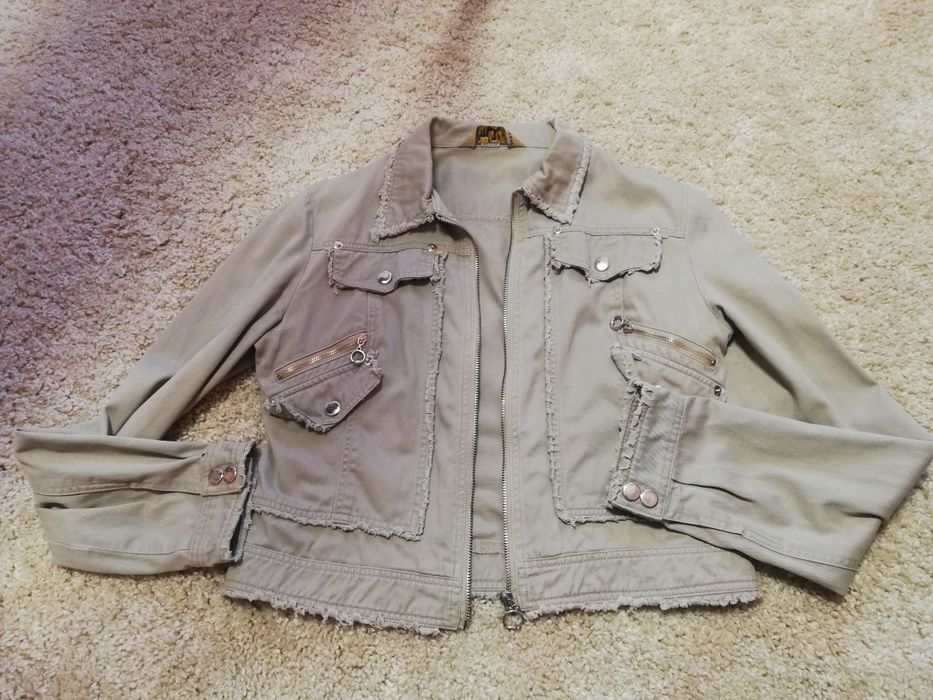 Джинсовка укорочена  Хакі