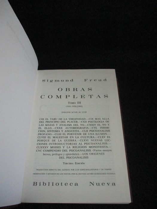 Livros Obras Completas Sigmund Freud 3 Volumes - Completo