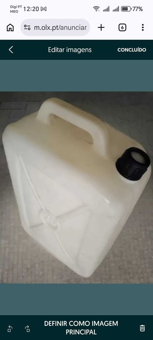 Jerrican 20 L usado e em bom estado