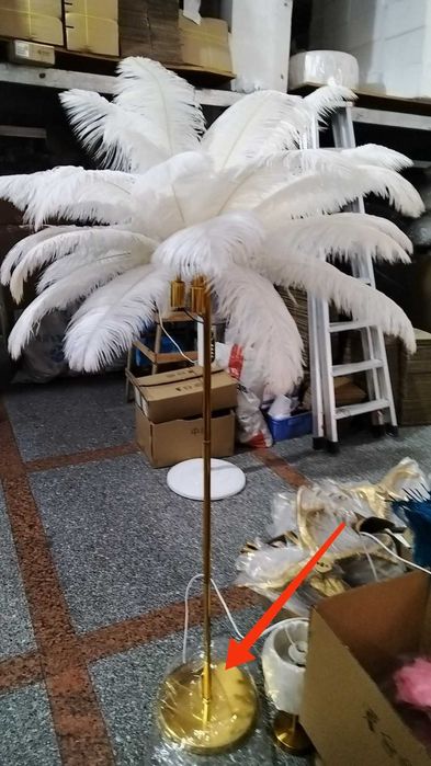 Promocja  Glamour Lampy 1600x900 Pióra 3 barwy światła ,różne kolory