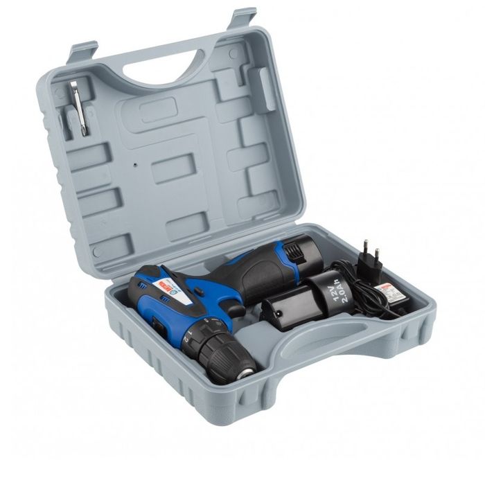 Шуруповерт Дрель Витязь 12В 2Акум Кейс Бита Зарядное