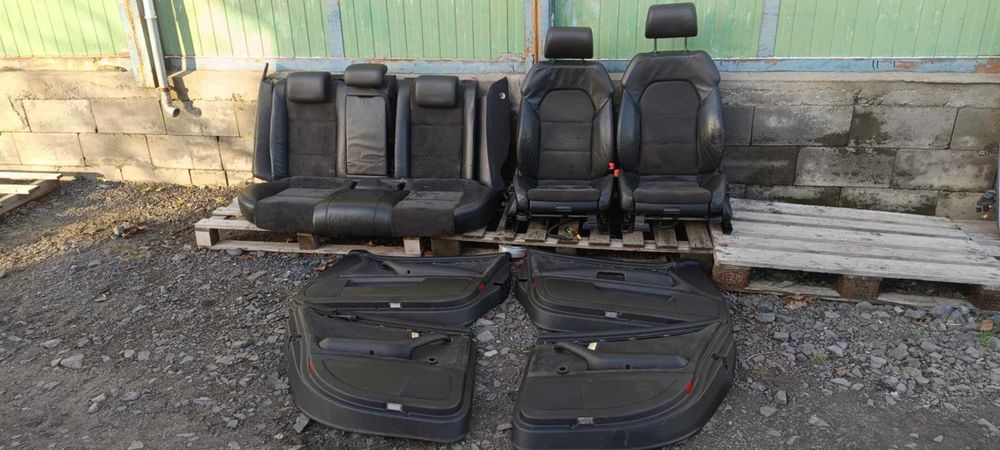 Audi a4 b7 b6 fotele skóra alkantara boczki grzane Europa