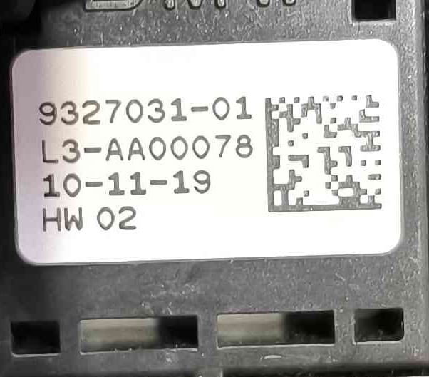 Comando / Botão / Interruptor Vidros Frente Direito 9327031-01 - BMW 5