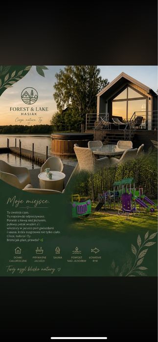Kaszuby Domek letniskowy własna linią brzegowa, Sauna, balia, jacuzzi