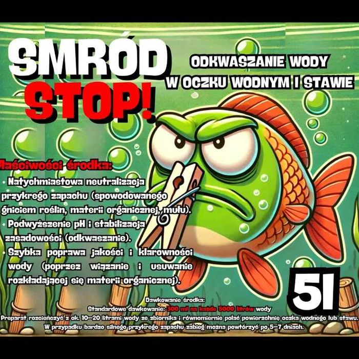 Smród Stop - Odkwaszanie Wody 5 L