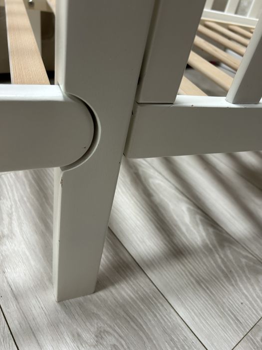 Дитяче ліжечко Верес Монако Біле