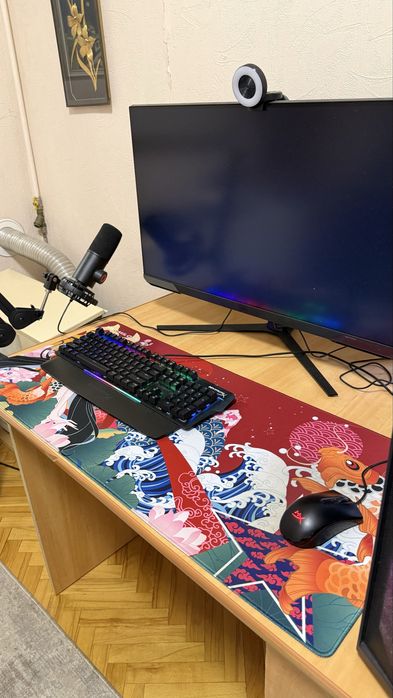 Ігрова поверхня (коврик для миші) Varmilo Peony Desk Mat XL Speed