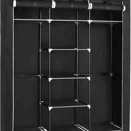 Armário Roupeiro Organizador em Tecido 172 x 150 x 45 cm