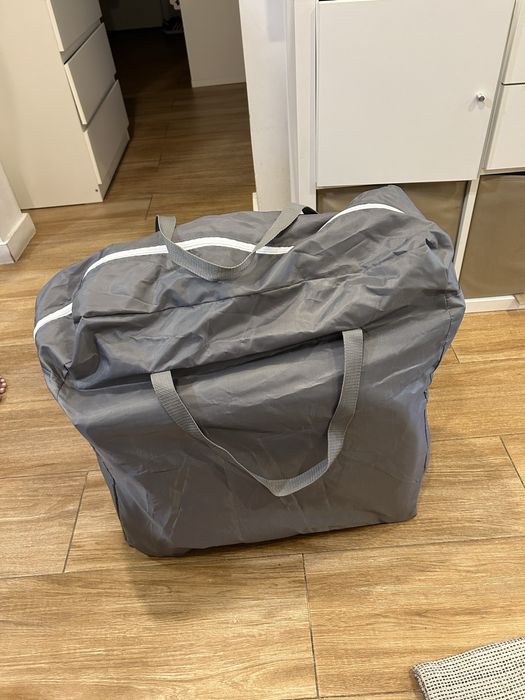 Mini berço Asalvo dobrável trip grey