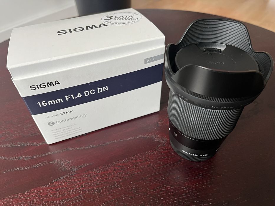 Sigma 16mm f1.4 Sony E