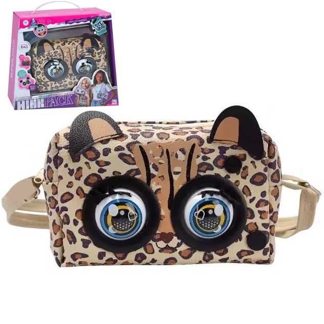 Інтерактивна сумочка кліпає, звуки, музика, реагує на дотик