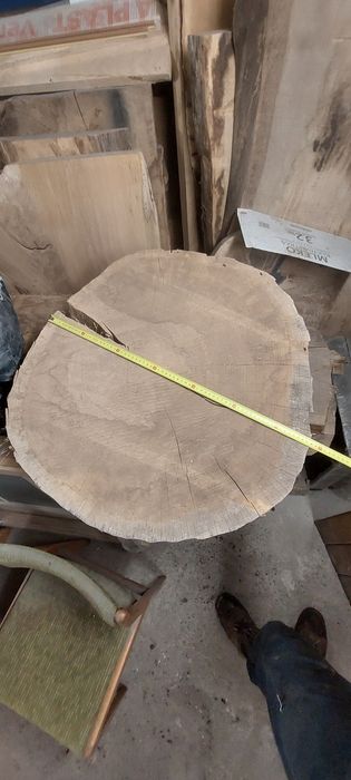 Plastry dębu na stolik kawowy