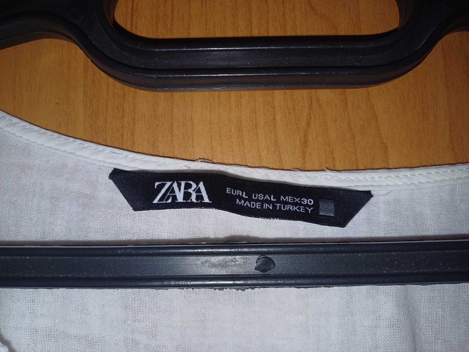Блузка рубашка zara