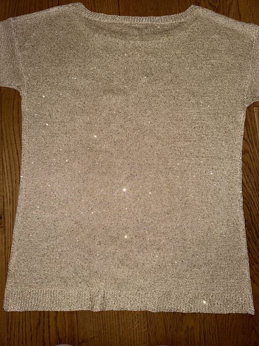 Sweter złota nitka, tunika, MOHITO, rozm. M