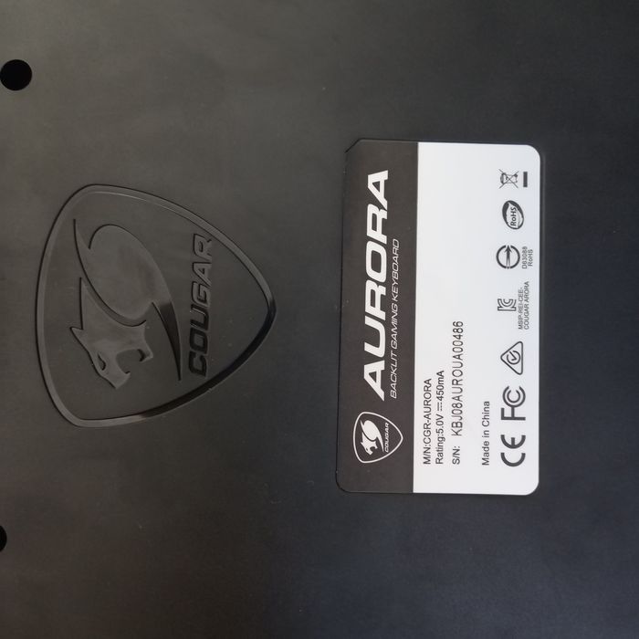 Ігрова клавіатура Cougar Aurora S Black
повністю ро