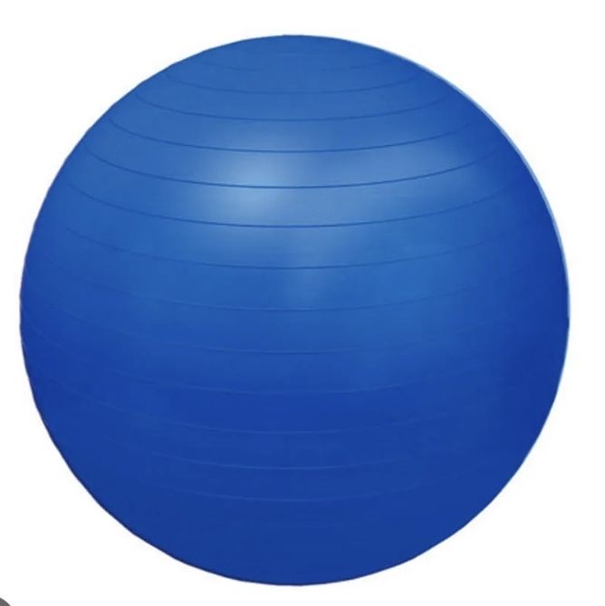 Bola de pilates azul + corda de saltar