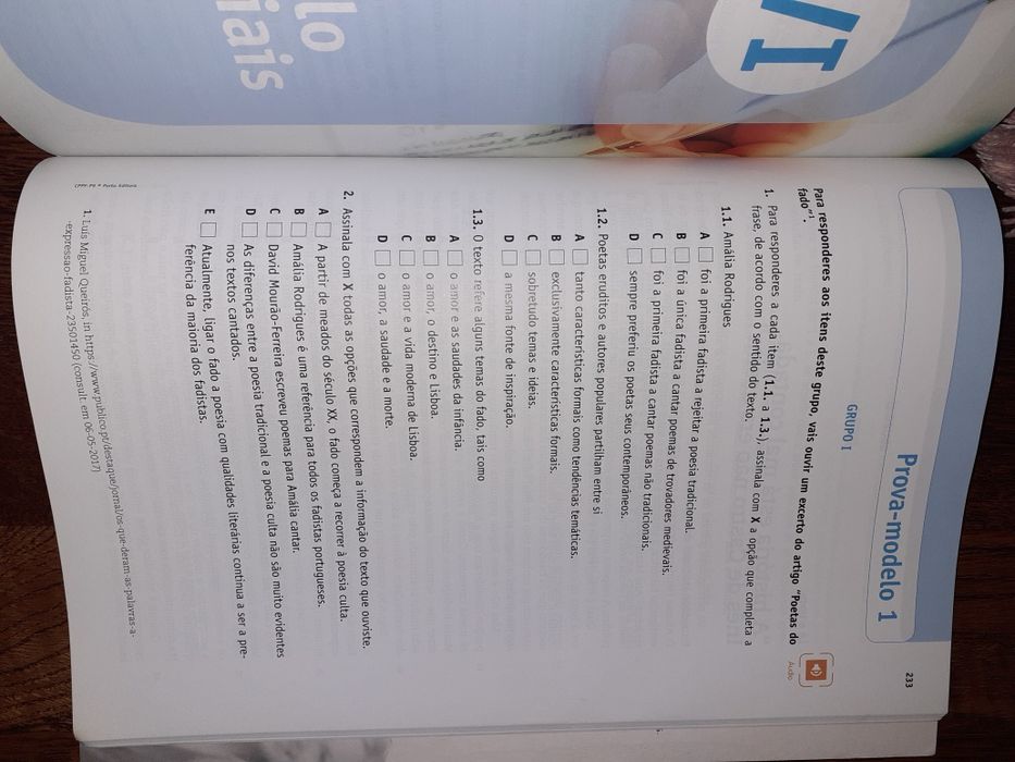 Livro de exames como novos