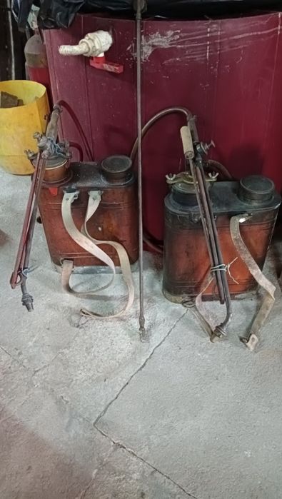 Cubas inox para vinho e máquinas de sulfatar
