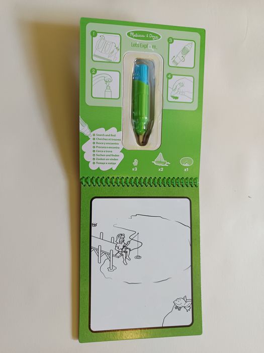 Water wow Cztery 4 pory roku. Kolorowanka wodna z pisakiem Melissa