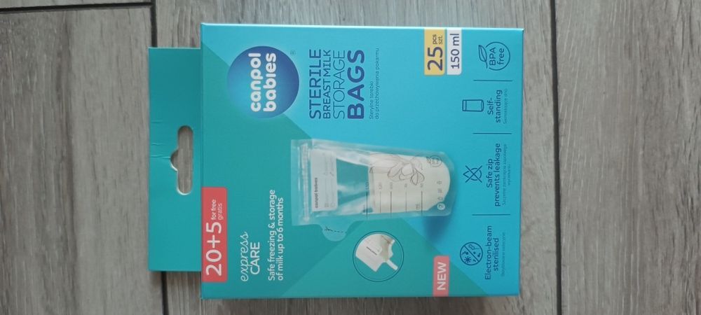 Woreczki i pojemniki na mleko