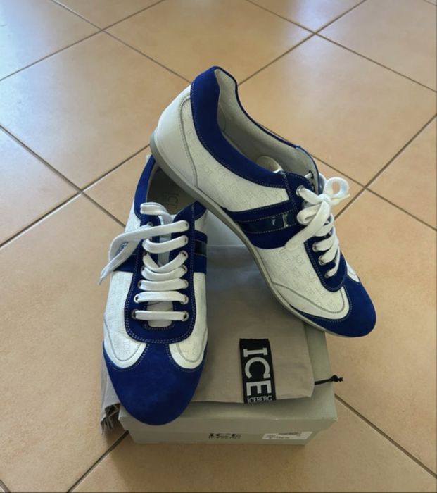 Skórzane sneakersy Iceberg