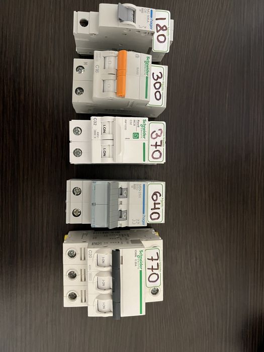 Автоматический выключатели Шнайдер Хагер(распродажа)