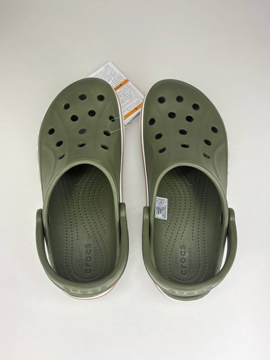 Чоловічі Крокси Баябенд Crocs Bayaband Army Crean