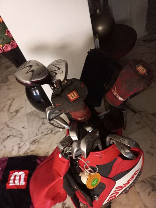 Full set de tacos de golf wilson fatshaft deepred