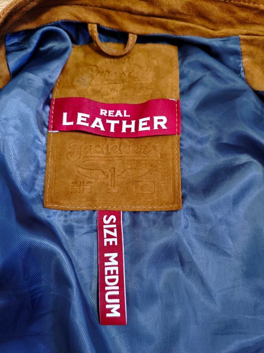 Superdry куртка S / M 46 шкіряна замшева руда рижа байкерська чоловіча