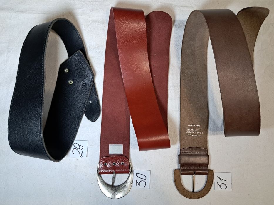 Ремені натуральна шкіра  широкі.